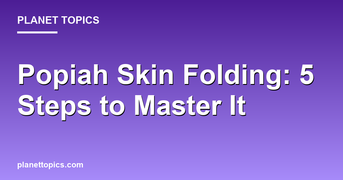 Practical tips about popiah skin folding